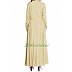 Front open Dress with belt- Greenish Beige Front open Dress with belt- Greenish Beige